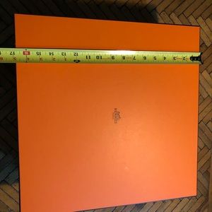Authentic Hermès Box (for my Hermès Garden Bag)